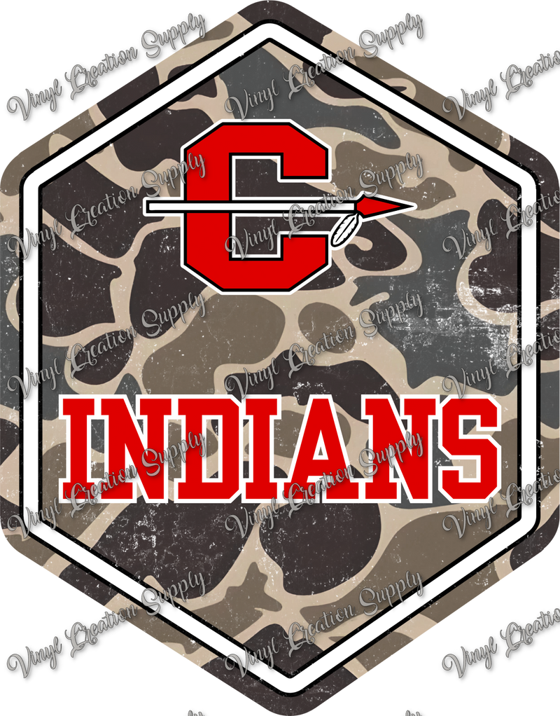 Indians Camo Patch