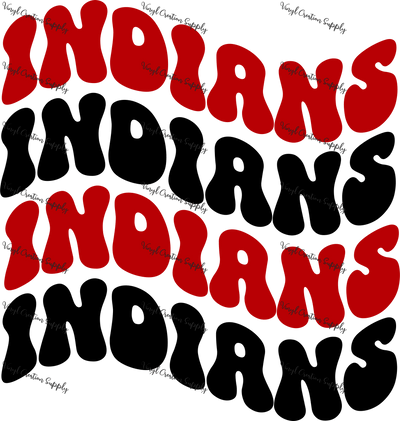 Indians x4 Wave - Vinyl Creation Supply