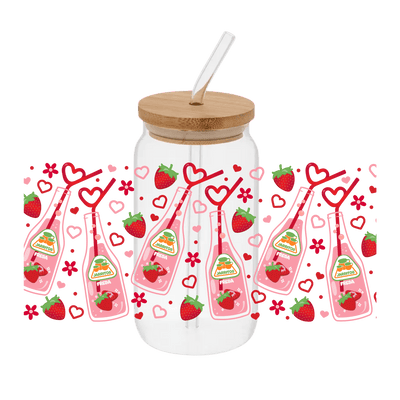 Jarritos Fresha Hearts– Printed Libby Wrap (9.5" x 4.3" UV DTF) - Vinyl Creation Supply