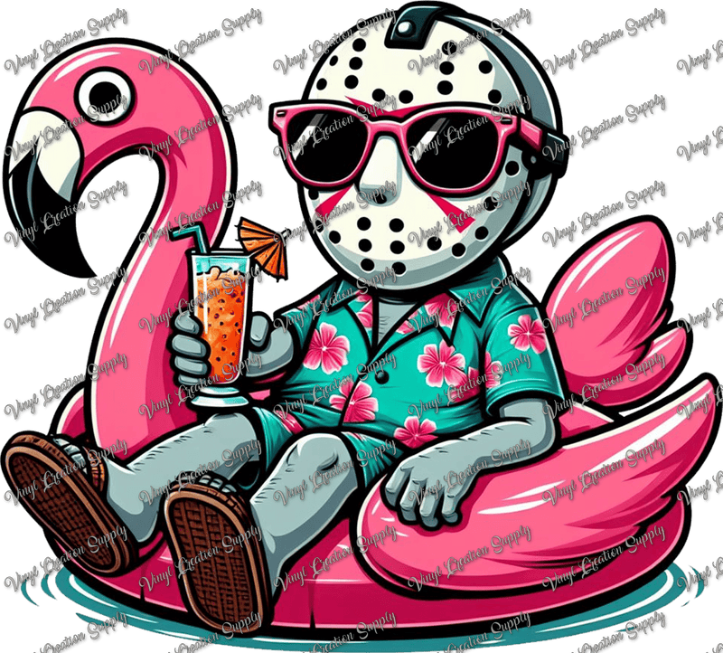 Jason Summer Flamingo - Vinyl Creation Supply
