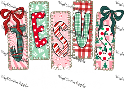 Jesus Coquette Frames White - Vinyl Creation Supply