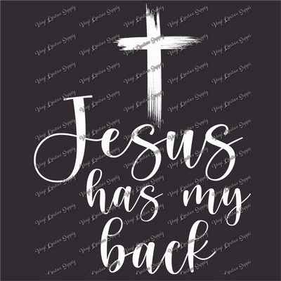 Jesus Has My Back White