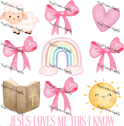 Jesus Loves Me This I Know - Vinyl Creation Supply
