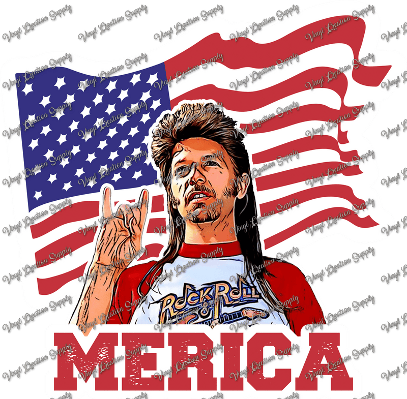 Joe Dirt Merica Grunge - Vinyl Creation Supply
