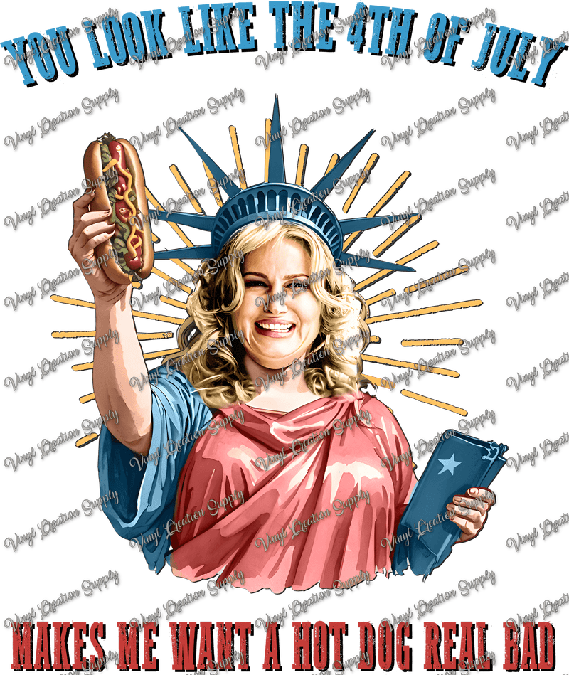 July 4th Hotdog 2 - Vinyl Creation Supply
