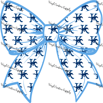 Kingwood Mustangs Logo Bow - Vinyl Creation Supply
