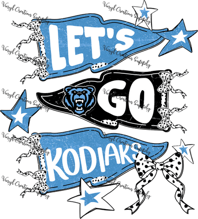 Kodiaks Pennants - Vinyl Creation Supply
