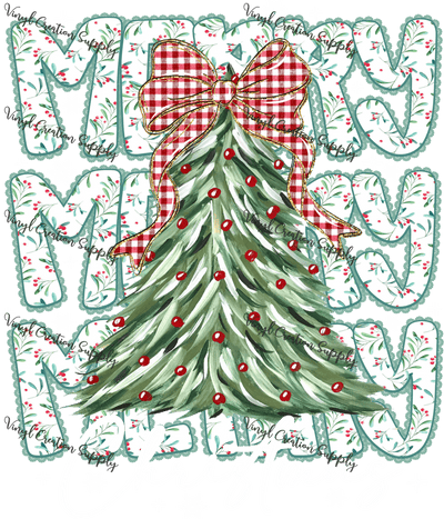 Lace Merry Christmas 2 - Vinyl Creation Supply