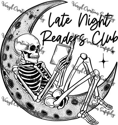 Last Night Readers Club Black - Vinyl Creation Supply