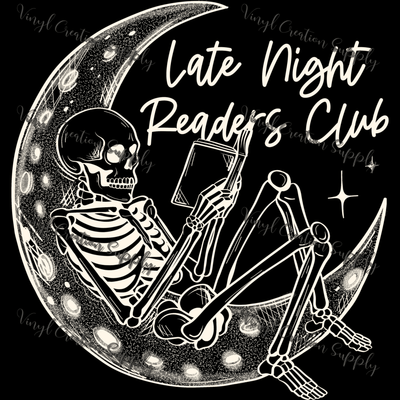Last Night Readers Club White - Vinyl Creation Supply