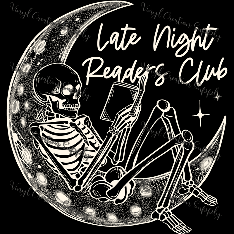 Last Night Readers Club White - Vinyl Creation Supply