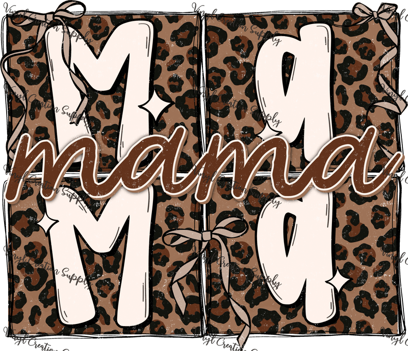 Leopard Mama 1 - Vinyl Creation Supply