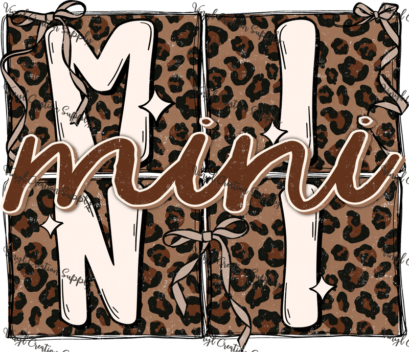 Leopard Mini 1 - Vinyl Creation Supply