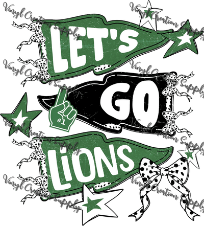 Let's Go Lions - Vinyl Creation Supply