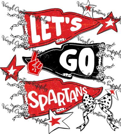 Let's Go Spartans - Vinyl Creation Supply