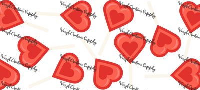 Lollipops Hearts – Printed Libby Wrap (9.5" x 4.3" UV DTF) - Vinyl Creation Supply