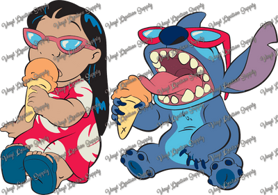 Lilo Stitch Ice Cream - Vinyl Creation Supply