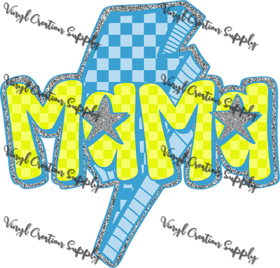 Lime Blue Mama - Vinyl Creation Supply