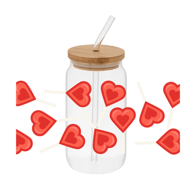 Lollipops Hearts – Printed Libby Wrap (9.5" x 4.3" UV DTF) - Vinyl Creation Supply