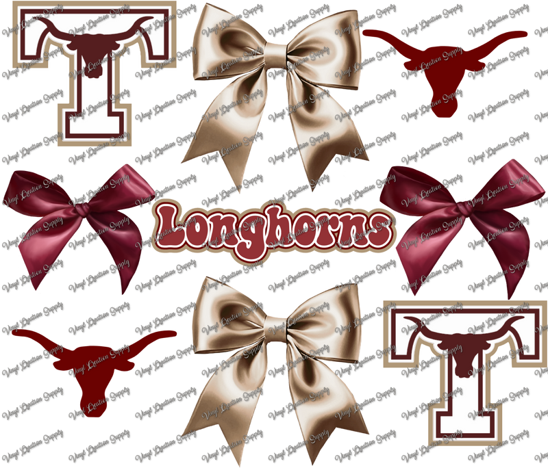 Longhorn Coquette Collage