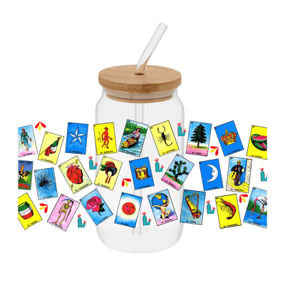 Loteria Wrap – Printed Libby Wrap (9.5" x 4.3" UV DTF) - Vinyl Creation Supply