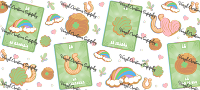 Loteria St Patty – Printed Libby Wrap (9.5" x 4.3" UV DTF) - Vinyl Creation Supply