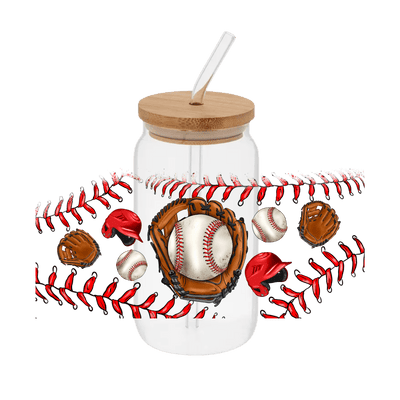 Loud Baseball Mom – Printed Libby Wrap (9.5" x 4.3" UV DTF) - Vinyl Creation Supply