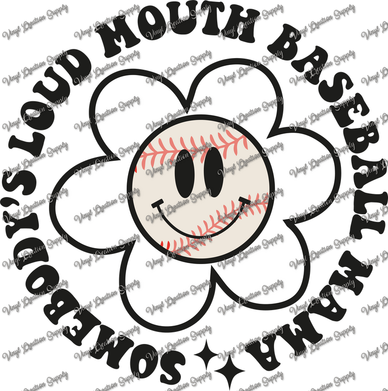 Loud Mouth Baseball Color Pocket