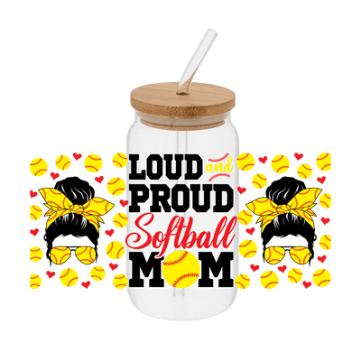 Loud Proud Softball Mom – Printed Wrap - Vinyl Creation Supply