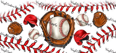 Loud Baseball Mom – Printed Libby Wrap (9.5" x 4.3" UV DTF) - Vinyl Creation Supply
