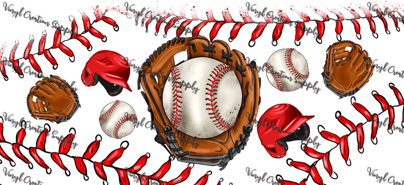 Loud Baseball Mom – Printed Libby Wrap (9.5" x 4.3" UV DTF) - Vinyl Creation Supply