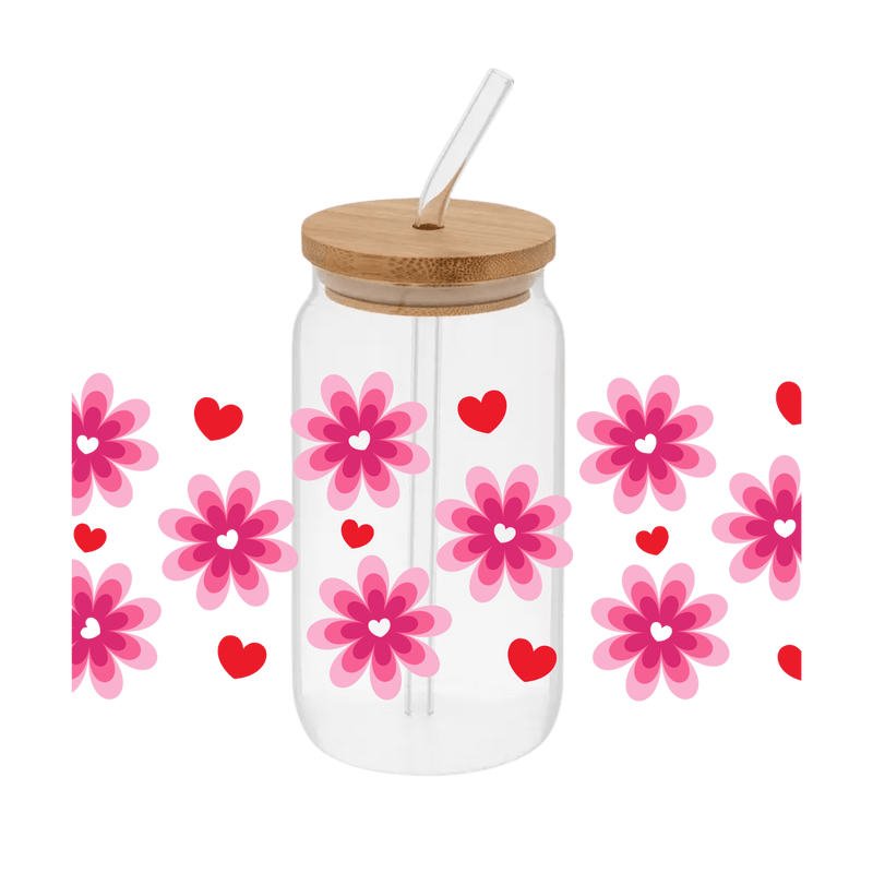 Love Blossom – Printed Libby Wrap (9.5" x 4.3" UV DTF) - Vinyl Creation Supply