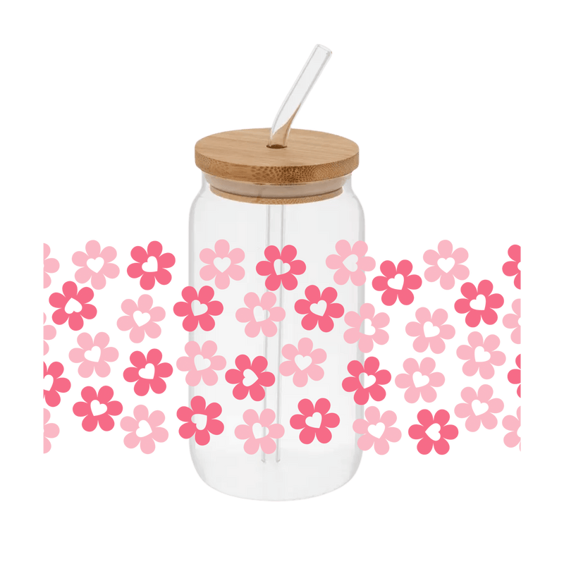 Love Flowers – Printed Libby Wrap (9.5" x 4.3" UV DTF) - Vinyl Creation Supply