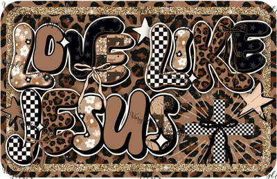 Love Like Jesus Cheetah - Vinyl Creation Supply