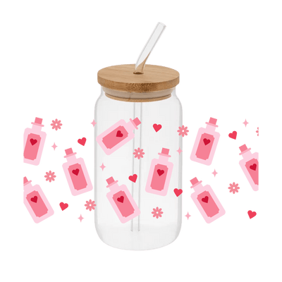 Love Potion– Printed Libby Wrap (9.5" x 4.3" UV DTF) - Vinyl Creation Supply