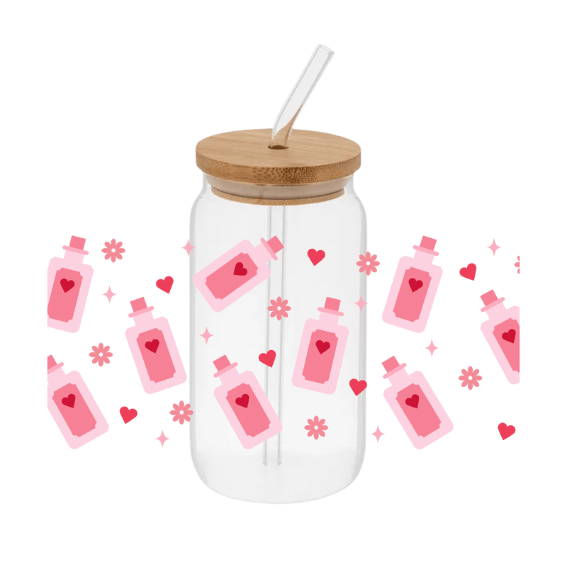 Love Potion– Printed Libby Wrap (9.5" x 4.3" UV DTF) - Vinyl Creation Supply
