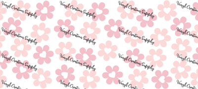 Love Flowers 2– Printed Libby Wrap (9.5" x 4.3" UV DTF) - Vinyl Creation Supply