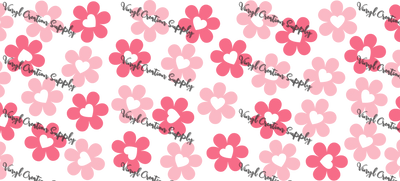 Love Flowers – Printed Libby Wrap (9.5" x 4.3" UV DTF) - Vinyl Creation Supply