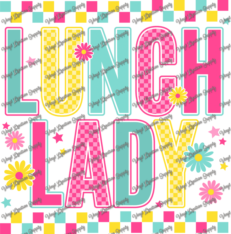 Lunch Lady Spring Colors - Vinyl Creation Supply