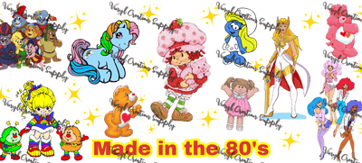 Made 80s – Printed Libby Wrap (9.5" x 4.3" UV DTF) - Vinyl Creation Supply