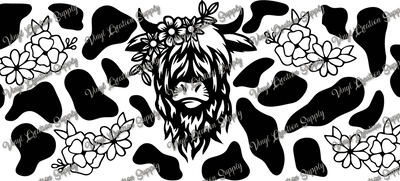Male Bull– Printed Libby Wrap (9.5" x 4.3" UV DTF) - Vinyl Creation Supply