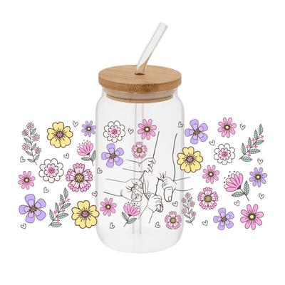 Mama Hand 1 – Printed Libby Wrap (9.5" x 4.3" UV DTF) - Vinyl Creation Supply
