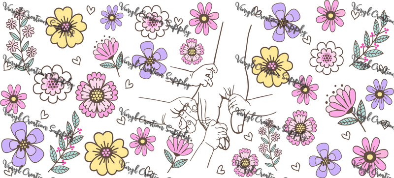 Mama Hand 2 – Printed Libby Wrap (9.5" x 4.3" UV DTF) - Vinyl Creation Supply