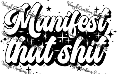 Manifest Black - Vinyl Creation Supply