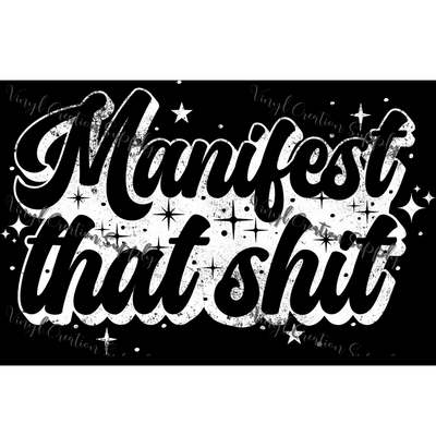 Manifest White Grunge - Vinyl Creation Supply