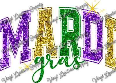Purple, Gold and Green Mardi Gras Iron On Transfers - Mardi Gras Ya'll  Sublimation and DTF Iron on Transfers – Pip Supply