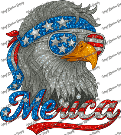 Merica Eagle Faux Rhinestones - Vinyl Creation Supply