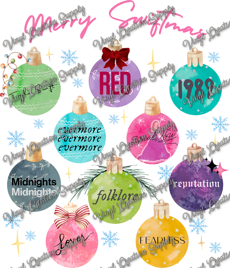 Merry Swiftmas Ornaments