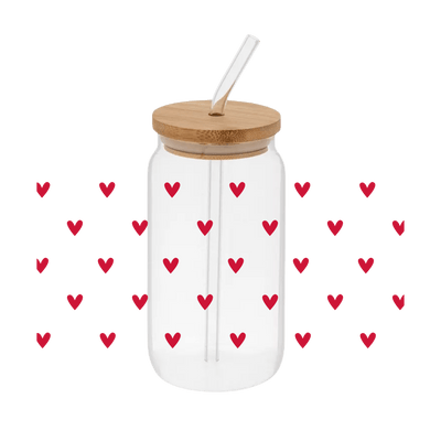 Mini Hearts 2 – Printed Libby Wrap (9.5" x 4.3" UV DTF) - Vinyl Creation Supply