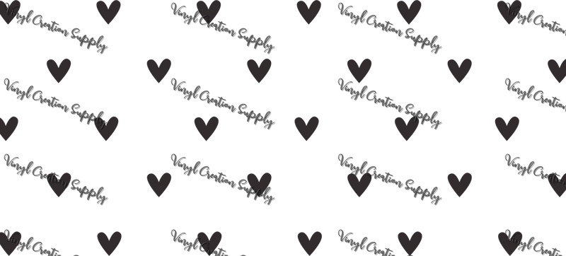 Mini Hearts 3– Printed Libby Wrap (9.5" x 4.3" UV DTF) - Vinyl Creation Supply
